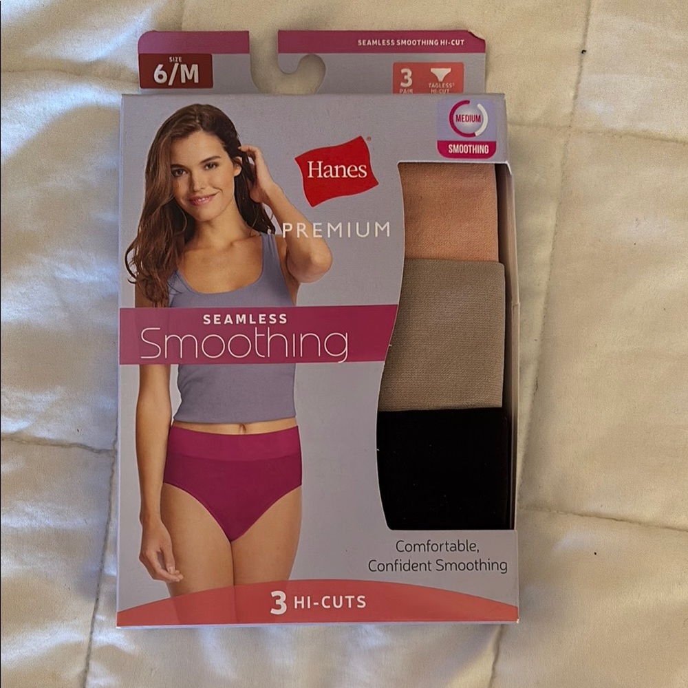 Hanes Premium Seamless Smoothing Hi-Cuts